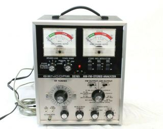 Sencore Sg165 Am/fm Stereo Tuner Analyzer - - Test Equipment