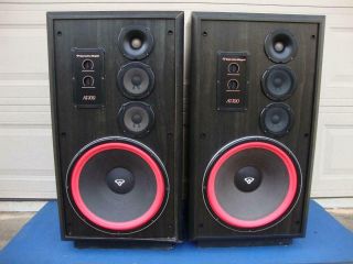 Cerwin Vega At - 100 (at - 15) Large 3 - Way Floor Speaker - 15 " Woofers - Reconditioned