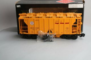 Aristo - Craft 41299 - 3 G Scale Seaboard Airline 2 - Bay Covered Hopper Car 7601 Ex