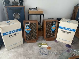 Pioneer Cs - 99a Fb Hi - Fi Speaker System With Cs99a Boxes