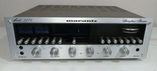 MARANTZ 2275 STEREO RECEIVER PERFECT SERVICED FULLY RECAPPED 3