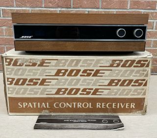 Bose Spatial Control Stereo Receiver Model 108787 Packing And Box