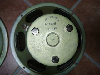Pair Philips 9710 M/01 alnico fullrange speakers - Klangfilm LS3 Neumann Altec 3