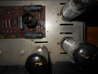 Dynaco st 70 tube amp EL 34 tubes left channel does not work.  Rt.  channel OK 6