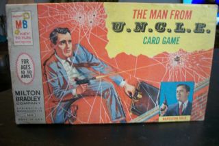 Man From U.  N.  C.  L.  E.  Uncle Milton Bradley Card Game Complete