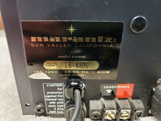 Marantz Model 16 dual monoblock amplifier (see item description) 5