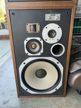 Pioneer HPM - 100 4 - Way Floor Speakers Loudspeakers 100 Watt Pair 4