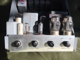Altec Lansing Tube amplifier.  30 watts output pair 6550.  One Peerless 4665 2