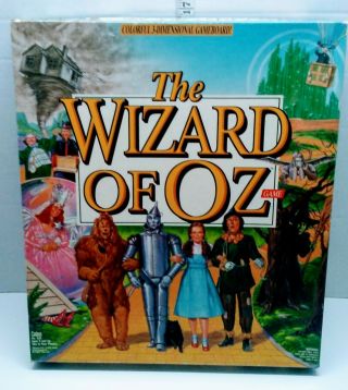 Vtg Wizard Of Oz Colorful 3 - Dimensional Board Game By Cadaco 1993 Missing Piece