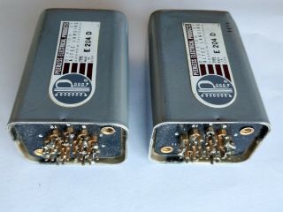 Pair Altec - Peerless E - 204d Transformers For Tube Amplifier Mixer Mic Amps