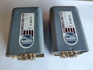 Pair ALTEC - Peerless E - 204D Transformers for Tube Amplifier Mixer Mic Amps 3