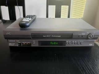 JVC SR - V101US VHS S - VHS ET PROFESSIONAL VCR WORK FOR VIDEO TRANSFER TO DVD 2