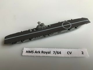 Axis & Allies,  War At Sea 1/1800 - Britain Hms Ark Royal 7/64 2