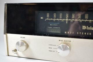 McIntosh MR 71 Stereo FM Tuner,  Tube Model, 3