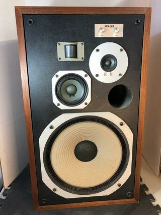 Pioneer HPM - 100 Stereo Speakers,  100 Watt,  Great Sound,  Wood Grain Cabinets 2