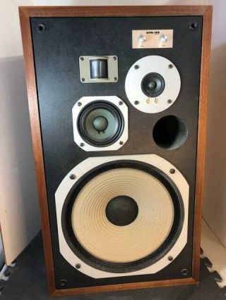 Pioneer HPM - 100 Stereo Speakers,  100 Watt,  Great Sound,  Wood Grain Cabinets 3