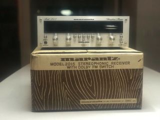 Rare Old Stock Vintage Marantz 2015 Stereophonic Receiver 2