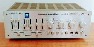 Marantz Model 4060 Quadradial Console Amplifier,  Power Switch And Led