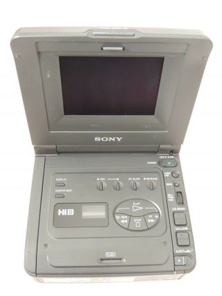 SONY GV - A500E PAL HI8 8MM VIDEO WALKMAN VCR WK GRT FOR 8MM TO TRANSFER VIDEO DVD 2
