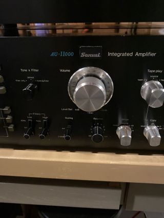 Estate Find SANSUI AU 11000 INTEGRATED AMPLIFIER STEREO POWER AMP As - Is 3