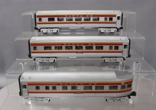 Lionel O Gauge Assorted Santa Fe Passenger Cars: 6 - 3152,  6 - 3153,  6 - 3249 [3]
