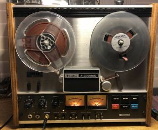 Teac A - 2300sd Reel To Reel 1/4 " 4 Tracks Stereo.  Good Record & Playback