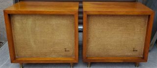 Two Jbl C38 Baron Speaker Cabinets With D - 131 D131 D - Woofers