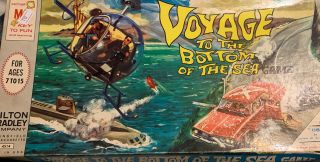Vintage Board Game Voyage To The Bottom Of The Sea Milton Bradley 1964