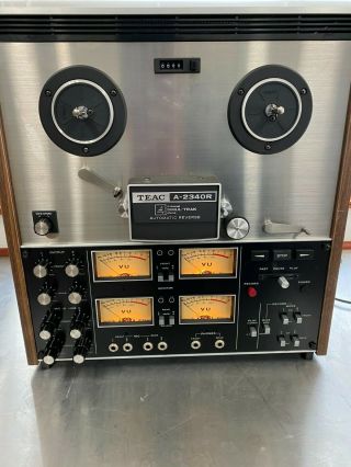 Teac A - 2340r 4 Channel Simul - Trak Stereo Reel - To - Reel Stored 47 Years