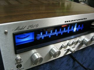 MARANTZ 2010 AM/FM STEREO RECEIVER RE - CAPPED / LEDs & FACEPLATE PROTECTOR 3