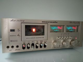 Marantz Model 5030b stereo cassette deck top of the line 3 heads, 2