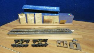 O Scale 2 Rail Lobaugh Wood Metal Passenger Kit 21 " W Trucks 597433