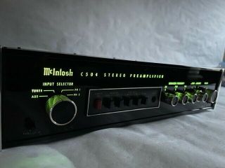 Mcintosh C 504 Stereo Preamplifier