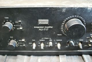 Sansui AU - 717 Integrated Amplifier Turns On - A14 3