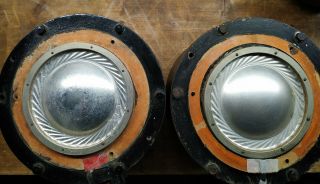 Microtecnica field coil pair drivers - Cinemeccanica Klangfilm Western Electric 4