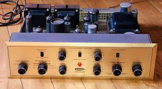 H.  H.  Scott 222 Type Stereo Master Tube Integrated Amplifier Amp