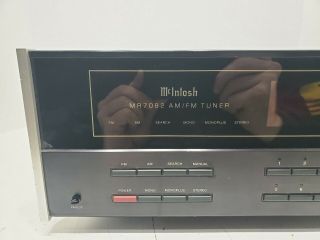 McIntosh MR 7082 MR - 7082 FM/AM FM AM Stereo Tuner. 2
