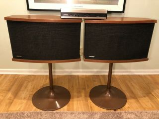 Bose 901 Series V Speakers,  Active Equalizer,  And Tulip Stands