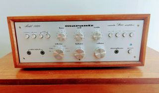 Marantz 1060 Stereo Integrated Amplifier With Wc - 10 Wood Case