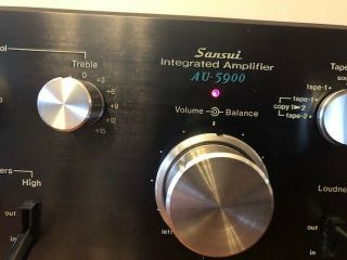 Classic Sansui AU - 5900 Integrated Amplifier - - Recapped & More 6