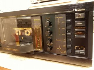 Nakamichi RX - 505,  3 head cassette deck,  serviced,  Nichicon,  Elna Silmic II caps. 4