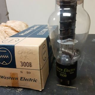 Vintage Western Electric We 3000b Electronic Vacuum Tube,  Good