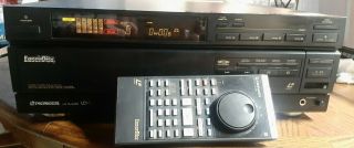 Pioneer Laserdisc Player Ld - W1 W/remote - 2 Disc 4 Side Player - Fully Functional