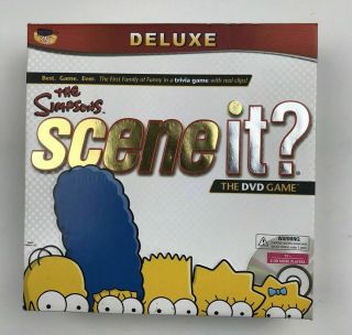 The Simpsons Scene It Deluxe Edition Dvd Game - Unplayed Cards All