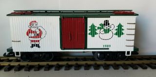 Kalamazoo Toy Trains 1871 - 89 1989 Christmas Refrigerator Car Limited Ed.