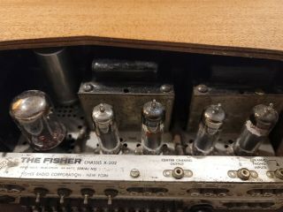 Fisher X - 202 Integrated Tube Amplifier 5