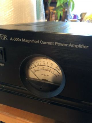 Carver A - 500x Magnetic Field Power Amplifier 250 Watt 2 Channel