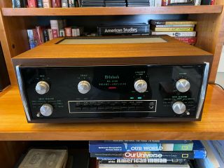 Mcintosh Ma6100 Integrated Amplifier With Slant Leg Cabinet - 100 Operational