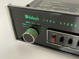McIntosh C504 Stereo Preamplifier - Professionally Serviced - 4