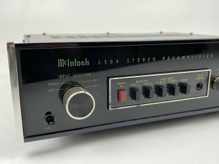 McIntosh C504 Stereo Preamplifier - Professionally Serviced - 6